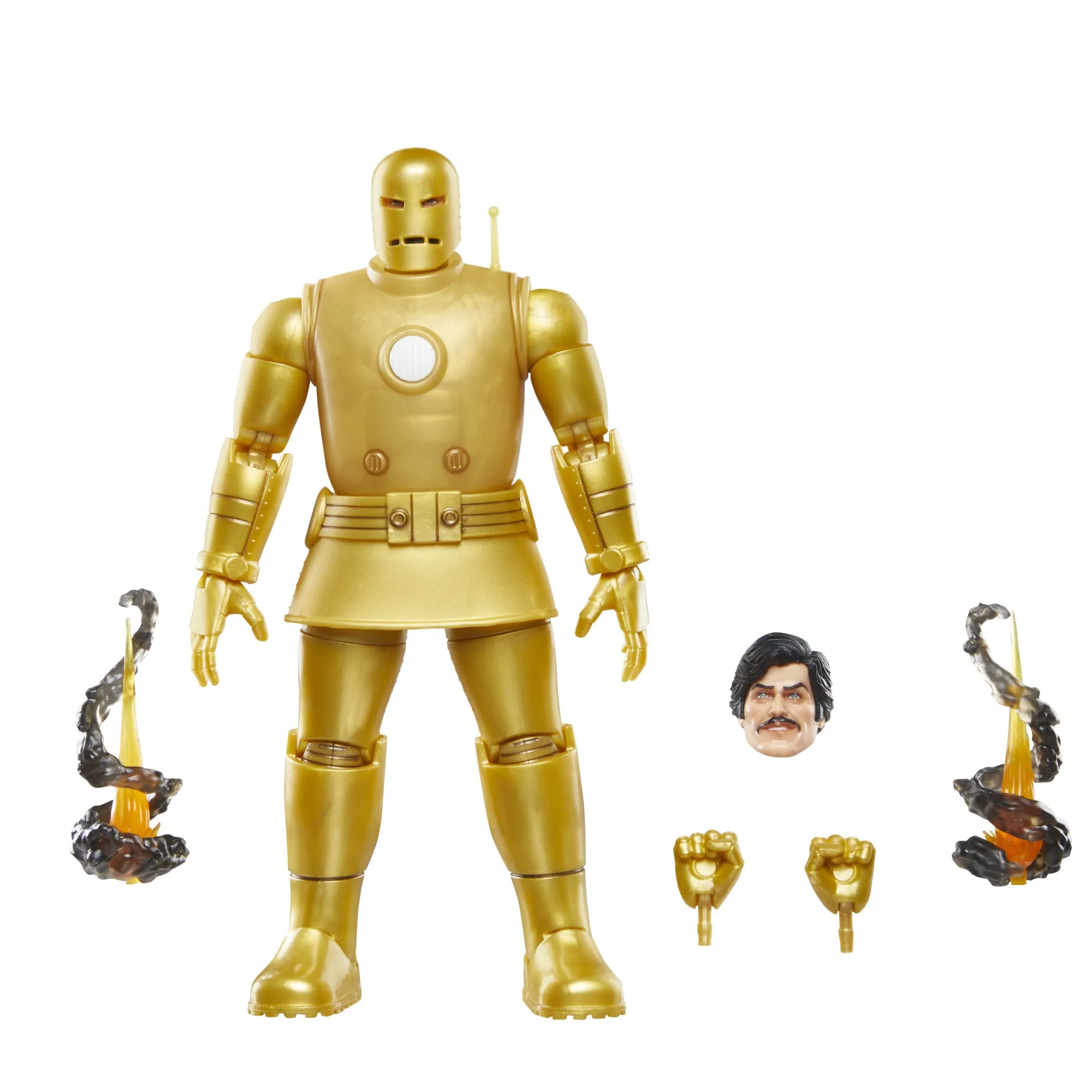 Marvel Legends Retro - Iron Man - Iron Man [Model 01-Gold] - 6 inch Action Figure